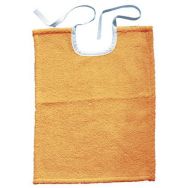 Lot 10 bavoirs lacette éponge 400 g/m² 40 x 50 cm Orange
