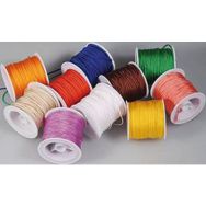 Lot 10 cordons couleurs assorties   1.7mm x 18m