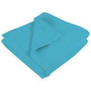 Lot 10 couvertures polaire pour couchette 72 x 140 cm Turquoise