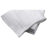 Lot 10 draps de douche 380g 140x70 blanc