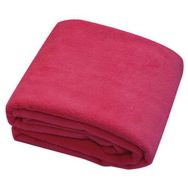 Lot 10 serviettes de toilette microfibre 50 x 90 cm Fuchsia