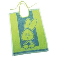 Lot 12 bavoirs lacette ''Lapins'' 30 x 40 cm