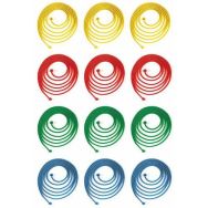 Lot 12 cordes à sauter couleurs - 2 m