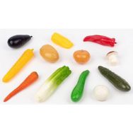 Lot 12 légumes taille réelle