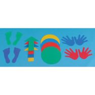 Lot 16 pièces formes de motricité réversibles