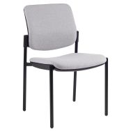 Lot 2 chaises Louise dossier carré coloris gris