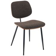 Lot 2 chaises Olympia Tissu gris