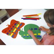 Lot 2 planches à tisser - escargot-papillon