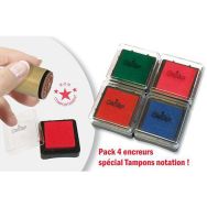 Lot 4 recharges pour tampons de notation