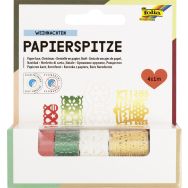 Lot 4 rouleaux bordure en papier adhésif 4 x 1 m