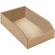 Lot 50 Bacs Carton Brun 400X240X115 Capacité 11 L