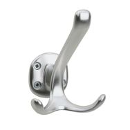 Lot 5 Portes-chapeaux avec bipatère - Nbr patère : 3 - Argent