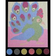 Lot 6 sacs de 500 g de sable naturel fin couleurs pastel + 6 salières à remplir offertes