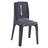Lot 8 chaises Salsa classées au feu M2 coloris anthracite