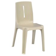 Lot 8 chaises Salsa classées au feu M2 coloris beige