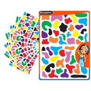 Lot 900 gommettes splash