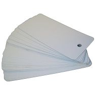 Lot de 1000 Etiquette métallique 110 mm X 55 mm