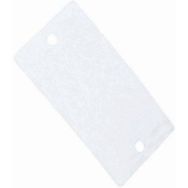 Lot de 1000 Etiquette plastique 2 trous 120 x 70 mm