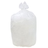 Lot de 1000 sacs poubelle PEHD transparents - Déchet courant - 30 L