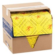 Lot de 100 Absorbant universel feuilless 41x46cm jaune