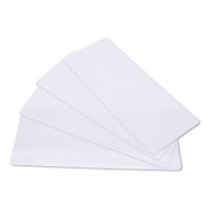 Lot de 100 Carte à imprimer PVC 150 x 50 mm - Blanc