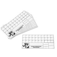 Lot de 100 Cartons de contrôle