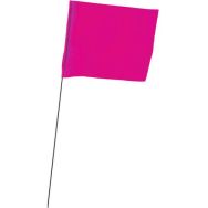 Lot de 100 Drapeaux de repérage 76 cm Rose Fluo