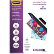Lot de 100 Pochette de plastification A3 Fellowes Image Last 80µ