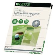 Lot de 100 Pochettes de plastification UDT, A5, 80 microns