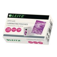 Lot de 100 Pochettes plastification à chaud Leitz, 54 x 86 mm, 125µ