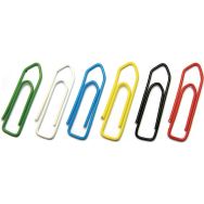 Lot de 100 Trombones couleur - 26 mm - Plastifié
