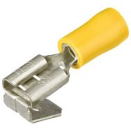 Lot de 100 cosses clips à languette isolées p/ câble de 4,0 à 6,0mm² _ 97 99 092