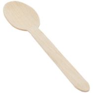 Lot de 100 cuillères bois biodégradable L158mm