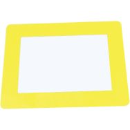 Lot de 10 10 Cadres au sol adhésif - A4 - Permanent - Jaune
