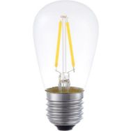 Lot de 10 Ampoule filament S45 LED E27 1.5W coloris clair