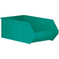 Lot de 10 Bacs empilables vert Overtoom 30 L