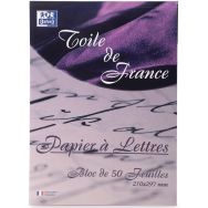Lot de 10 Bloc de correspondance endosse A4 100p 90g uni