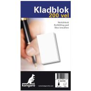 Lot de 10 Blocs feuilles encollées - 200 feuilles 200x120 - Blanc