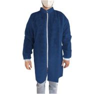 Lot de 10 Blouse jetable XXL bleue en PP