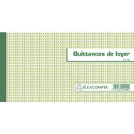 Lot de 10 Carnet ''Quittance de loyers'' 13,5/18,5cm 50 Feuillets