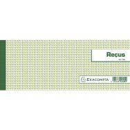 Lot de 10 Carnet à souche Reçus 50 feuillets - Format horizontal