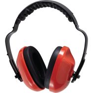 Lot de 10 Casque antibruit coquilles rouges pliable 25 db