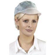 Lot de 10 Casquette à visière - Blanc