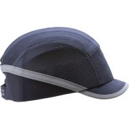 Lot de 10 Casquette anti-heurt aérée visière courte - Bleu