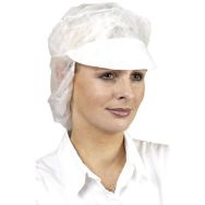 Lot de 10 Casquette résille polypropylène - Blanche