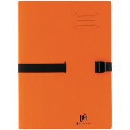 Lot de 10 Chemise à Sangle Clip'N'Go A4 Orange - Orange