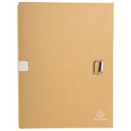 Lot de 10 Chemise dos extensible papier kraft