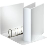 Lot de 10 Classeur 4 ann. personnalisable Essentials 60 mm A4 PP Blanc