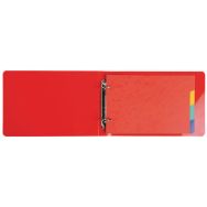 Lot de 10 Classeur rembordé PP avec intercalaires pour fiches bristol 148x210