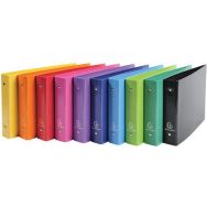Lot de 10 Classeur rigide rembordé pour fiches bristol 125x200mm 25mm